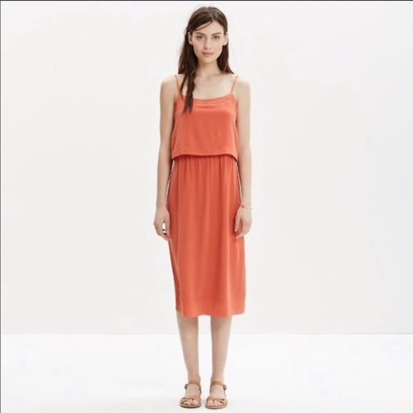 Madewell Dresses & Skirts - Madewell Camisole Overlay Silk Slip Dress